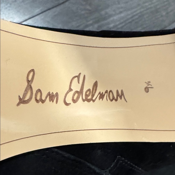 Sam Edelman Uma Knee High Black Suede Boots. 9.5  New! Never Worn. - Picture 6 of 8